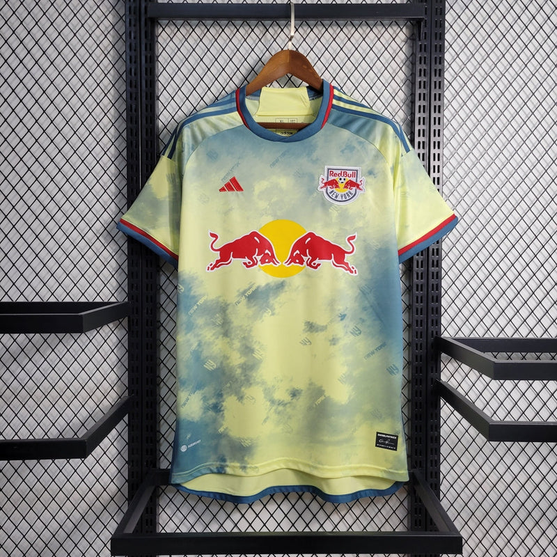 Camiseta Adidas para hombre de aficionado del New York Red Bull Home 23/24 - Colorida