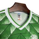 Camiseta retro de la selección alemana de visitante (1990) para hombre (verde)
