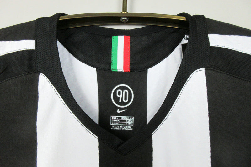 Camiseta retro local de la Juventus I 05/06 Nike Fan para hombre - Blanco y negro