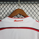 Camiseta retro de manga larga para hombre del Milan Away II 06/07 - Blanca