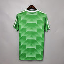 Camiseta Adidas de visitante de la selección alemana retro II 1988 para hombre - Verde