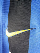 Camiseta retro de local del Inter de Milán 1998 para hombre - Negra y azul