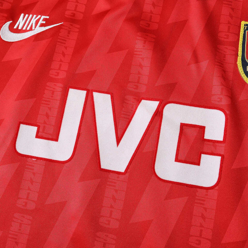 Camiseta retro de aficionado del Arsenal 93/94 para hombre - Roja