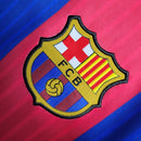 Camiseta retro de aficionado del Barcelona 16/17 para hombre - Nike - Azul rey y rojo