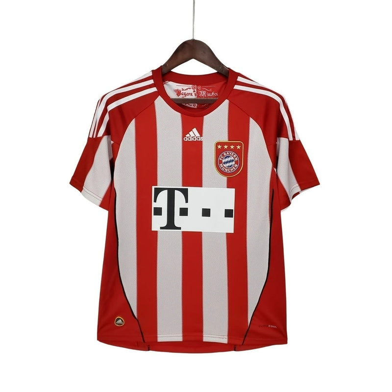 Camiseta retro local del Bayern Múnich 10/11, camiseta Adidas para hombre, color rojo y blanco