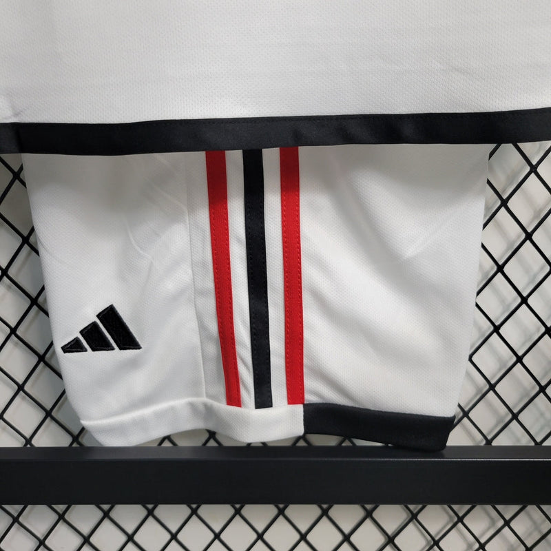 Camiseta + Pantalón Corto São Paulo Niño 23/24 I - Blanco
