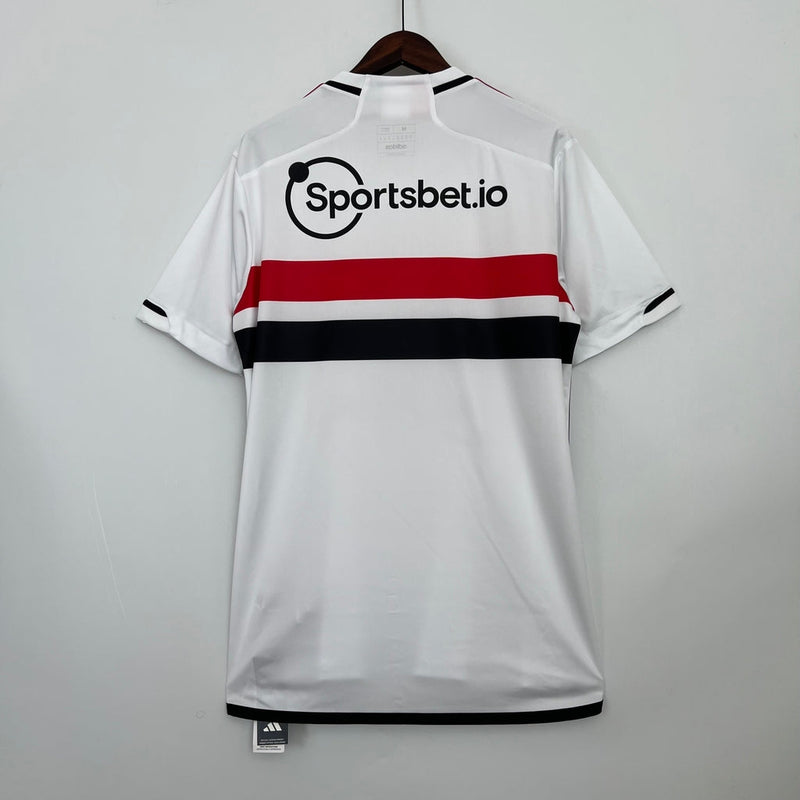 Camiseta Adidas para hombre del Sao Paulo I 23/24 - Blanca