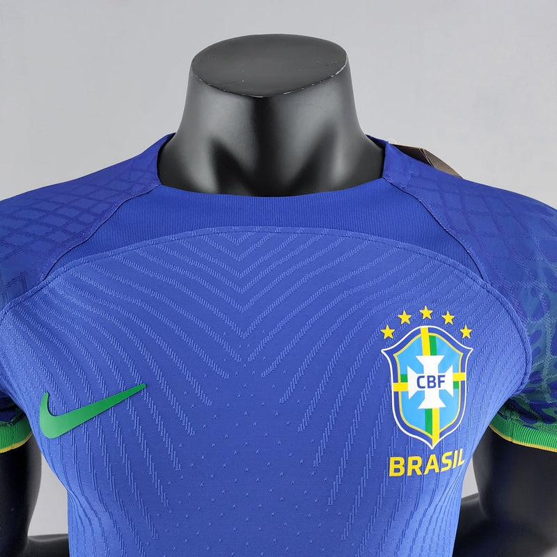 Camiseta Nike de jugador de la selección brasileña II 2022 para hombre - Azul
