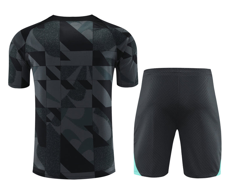 Conjunto de portero del Barcelona 23/24 para hombre - Negro