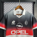 Camiseta retro de visitante del Milan II 95/96 para hombre - Blanca