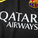 Camiseta retro de aficionado del Barcelona Third Third III 13/14 para hombre - Negra