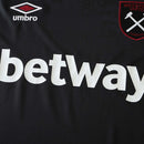 Camiseta de aficionado del West Ham (local/visitante, temporada 24/25) para hombre - Negra