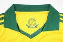 Camiseta retro de aficionado de la selección brasileña Palmeiras 2014 para hombre - Amarilla
