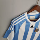 Camiseta retro de la selección argentina 2010 de Adidas para hombre - Azul y blanca