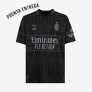 LISTO PARA ENTREGA Camiseta de aficionado para hombre del Milan Gothic IIII 24/25 - Negra