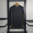 Camiseta retro de manga larga para aficionado Adidas del Real Madrid II 10/11 para hombre - Azul