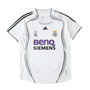Camiseta retro de local del Real Madrid 06/07 para hombre - Blanca