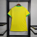 Camiseta de aficionado de la selección femenina de Brasil para la Copa Mundial Femenina 23/24 - Amarilla