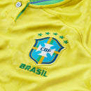 Camiseta Nike de local de la selección nacional de Brasil 2022 para mujer - Amarilla