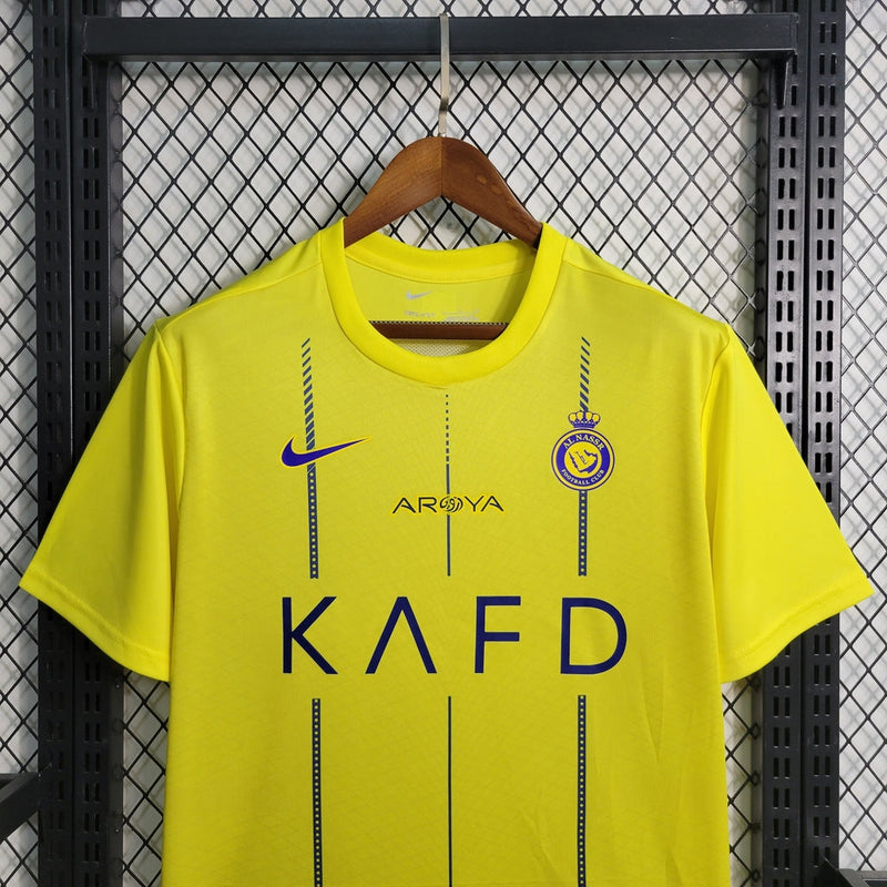 Camiseta Nike para aficionados All-Nassr Home I 23/24 - Amarilla