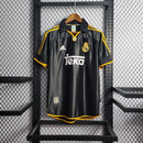 Camiseta retro de aficionado Adidas Real Madrid II 99/01 para hombre - Negra