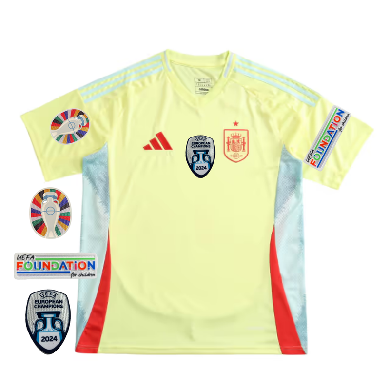 Camiseta de jugador de la selección española visitante II 24/25 para hombre - Amarilla