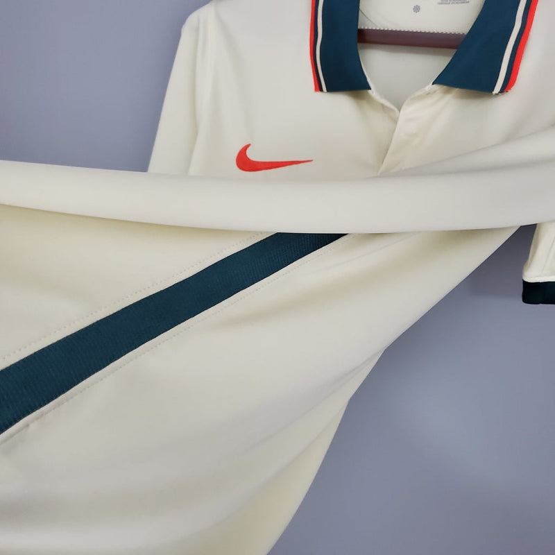 Camiseta Nike de visitante del Liverpool 21/22 para hombre - Marfil