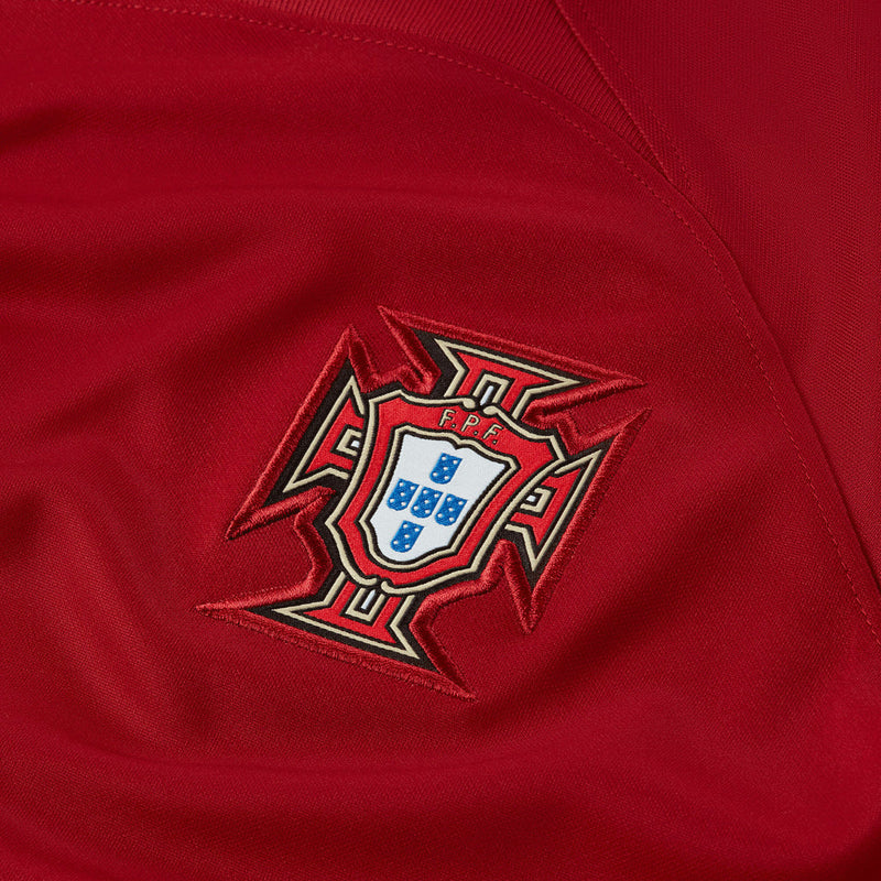 Camiseta Nike de local de la selección nacional de Portugal 22/23 para mujer - Roja y verde
