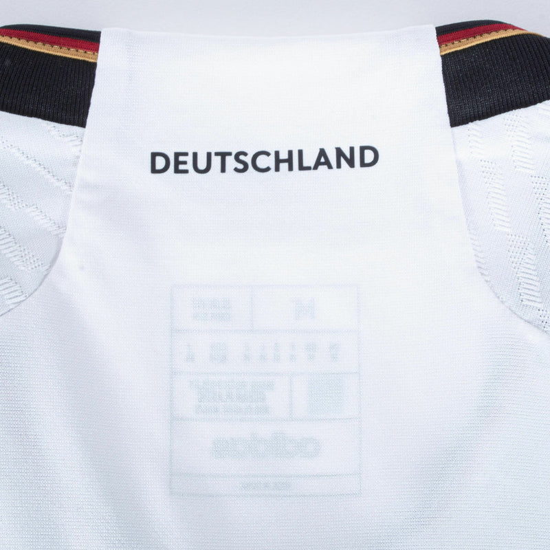 Camiseta Adidas de aficionado para hombre de la selección alemana local 22/23 (blanco y negro)