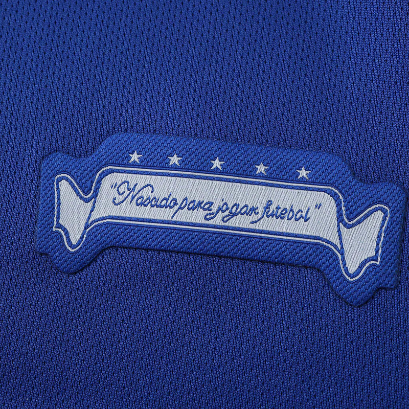 Camiseta retro de visitante de la selección nacional de Brasil 2006 de Nike para hombre II - Azul