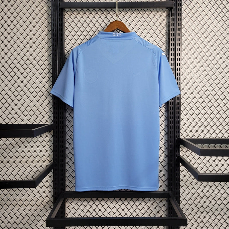 Camiseta de aficionado Puma del Manchester City 23/24 (local) para hombre - Azul