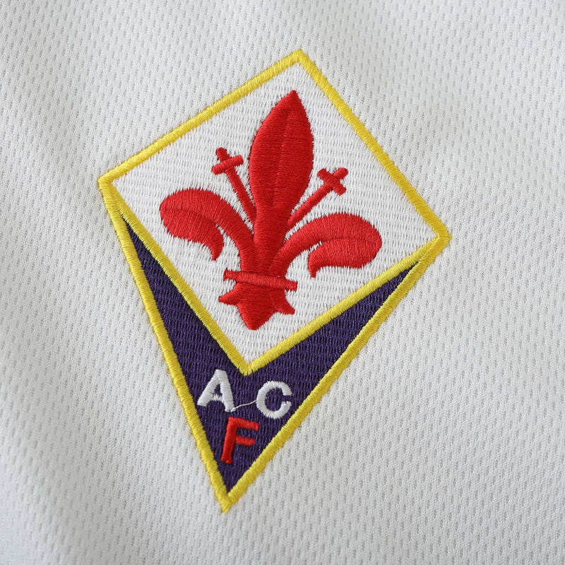 Camiseta retro de visitante II de la Fiorentina 95/96 para hombre - Blanca