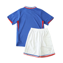 Camiseta y pantalón corto para niños de la selección francesa I Local 2024/25 - Azul