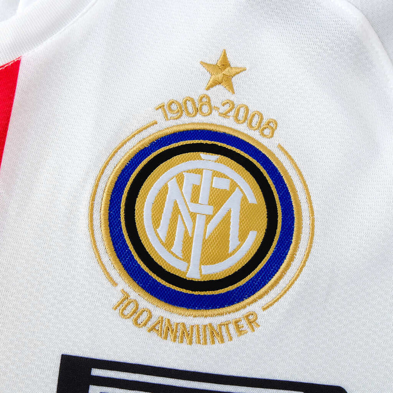 Camiseta Nike retro de visitante del Inter de Milán 07/08 para hombre - Blanca